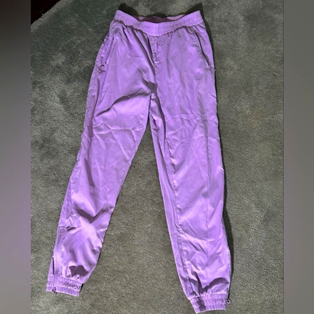 Girlfriend Collective Purple Track Pants